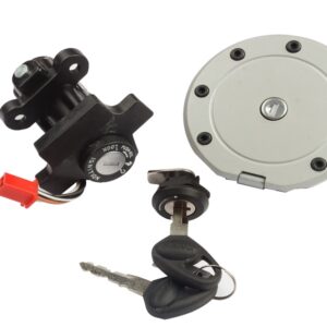 Deutsche Ignition Lock Kit For Bajaj Platina 100 (Set of 3)