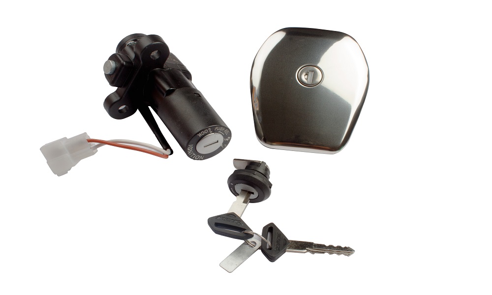 Deutsche Ignition Lock Kit For Bajaj Discover 100 (Set of 3