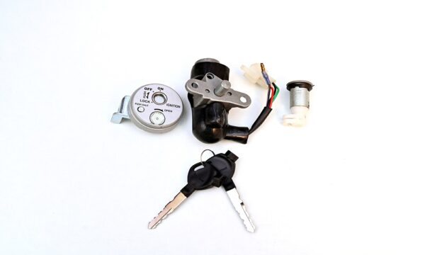 Deutsche Ignition lock kit for Hero Maestro (Set of 2) Consisting of Ignition Cum Steering Lock & (With Magnetic Shutter) & Seat Lock